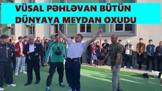 Pəhləvan Vüsal Cavadov dünya rekordunu təzələdi [upl. by Eelyab]