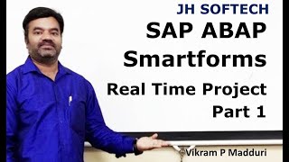 SAP ABAP Smartform Project Part 1 [upl. by Rooney373]