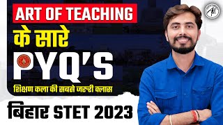 Bihar Stet 2023  शिक्षण कला  Art Of Teaching Important PYQ By Rohit Vaidwan Sir [upl. by Platto844]