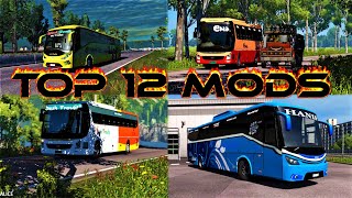 TOP 12 ETS2 Bus Mods Bangadesh With Link [upl. by Hagood]