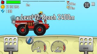 Hill Climb Racing Super Diesel 4X4 Fire Truck Driver [upl. by Lamok]