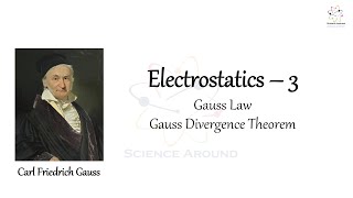 Gauss Law and Divergence Theorem  Electrostatics Part  3 electrostatics physics gausslaw ai [upl. by Chesna]