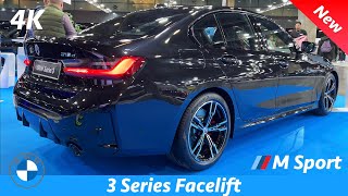 BMW 3 Series M Sport 2023  FULL Review in 4K  Facelift Exterior  Interior Price [upl. by Clough]