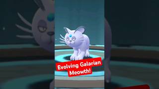 Evolving Galarian Meowth pokemongo meowth evolution [upl. by Rrats]