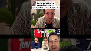 Cosa Combinava Antonio Cassano Quando Non Era Titolare calcio cassano divertente [upl. by Eliath]