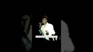 David Bowie performing Hallo Spaceboy live in 1997 youtubeshorts shorts davidbowie 🪐 [upl. by Arahsal]