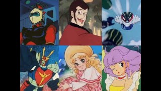 i Doppiatori Storici dei Cartoni Animati Goldrake Lupin Jeeg Daitarn Lady Oscar Candy Candy Creamy [upl. by Dilaw]