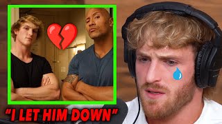 Logan Pauls Emotional Fall Out w The Rock [upl. by Esmond]