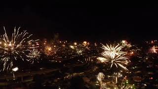 Waipahu New Year fireworks 2020 Mavic Air [upl. by Shelby]