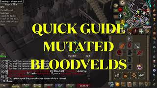 OSRS Mutated bloodvelds Meiyerditch Laboratories Slayer Quick guide Ironman GIM [upl. by Arley943]