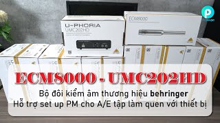 RTA ECM8000  SOUNDCARD UMC202HD  Behringer [upl. by Gerrilee]