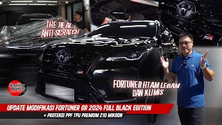 Hitamnya menggigit Modifikasi Toyota Fortuner GR 2024 Full Black Edition Ala Detailing Brothers [upl. by Niasuh]