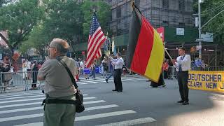 THE GERMANAMERICAN OKTOBERFEST STEUBEN PARADE MANHATTAN NEW YORK CITY USA 2022 [upl. by Barhos]