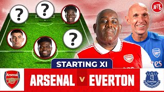 Arsenal vs Everton  Starting XI Live  Premier League [upl. by Seabury364]