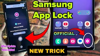 Samsung App Lock In s23 Ultra  How To Lock Apps Workout Any App In Samsung  Samsung New Update 🔥 [upl. by Archambault]