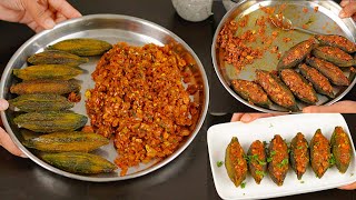 बिना कड़वाहट के पंजाबी स्टाइल भरवा करेला  Punjabi Bharwa Karela Recipe Karela Recipe KabitasKitchen [upl. by Nekciv]