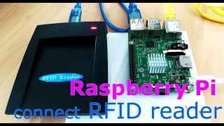 Raspberry Pi connect USB RFID reader  SL500LUSB [upl. by Boigie]