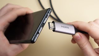 Как подключить USB C к HDMI  Обсудим варианты передачи изображения с телефона на телевизор [upl. by Aikrehs]