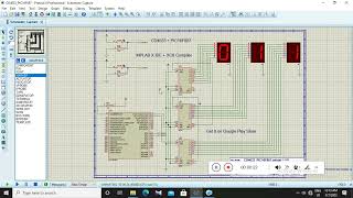 PIC16F887  CD4033 Johnson Counter IC Demo  quotPIC Projectsquot Mobile App [upl. by Itram746]