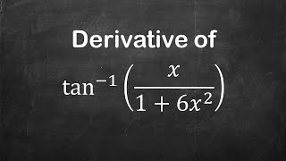 How to find derivative of arctanx1  6x  2  Derivative of Trigonometric Functions [upl. by Charis447]