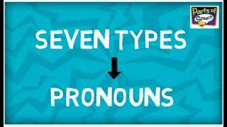 Seven Types of Pronouns  Parts of Speech [upl. by Kcirddes]