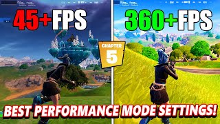 Fortnite Best Performance Mode Settings amp Fortnite Complete FPS Optimization Guide on Windows 11 [upl. by Vevay143]