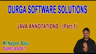 Java Annotations Part 1 [upl. by Arrol]