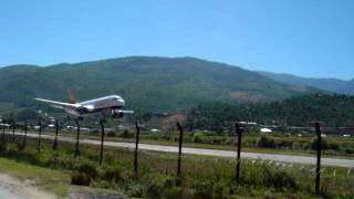 bhutan airport landingMPG [upl. by Aniarrol930]