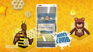 Blippar WebAR  Honeycomb cereal featuring Terry Crews [upl. by Ellebyam]