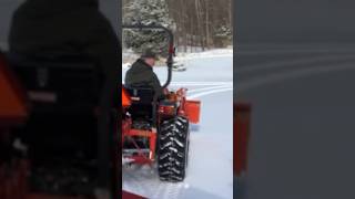 Best Tractor Attachment For Snow Removal on Gravel Driveways shorts snow tractor snowremoval [upl. by Suki]