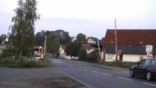 2870  Bahnübergang km 88088  Cölbe Kasseler Straße [upl. by Orgalim]