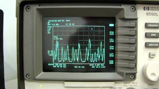 SPECTRUM ANALYZER HP 8592L 9Khz  265Ghz [upl. by Wemolohtrab]