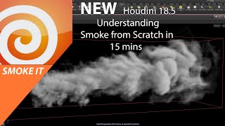 NEW SMOKE FROM SCRATCH IN HOUDINI 185 ll JUST FEW NODES TO GET YOU SMOKED [upl. by Sifan]