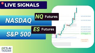 NQ amp ES Live Signals  Nasdaq Futures  SampP 500 ES Futures  Live Trading [upl. by Santoro]