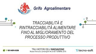 Grifo Agroalimentare  Tracciabilità e rintracciabilità alimentare [upl. by Yhtamit]