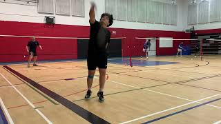 Badminton Singles Sparring  Amir vs Methira Grigory amp Aayush  Nov 16 2024  Barrhaven Badminton [upl. by Vandyke]