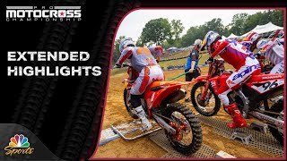 Pro Motocross 2024 EXTENDED HIGHLIGHTS Round 10 Budds Creek  81724  Motorsports on NBC [upl. by Aguste]