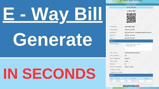 E Way Bill Kaise Banaye 2024  How to Generate E Way Bill  How to Make or Create E Way Bill [upl. by Kavita]