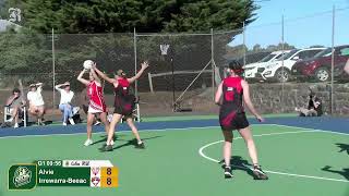 CDFNL RD2 Netball 2024 Alvie vs Irrewarra Beeac [upl. by Carthy]