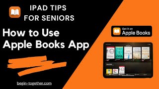 iPad Tips For Seniors How to Use Apple Books [upl. by Nosydam]