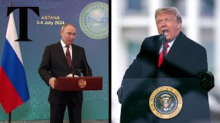 Putin comments on Trump wanting to stop the war in Ukraine [upl. by Dodwell]