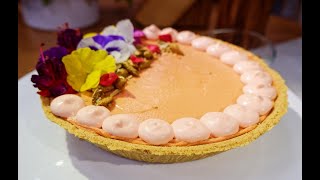 Receta para preparar tarta de mamey  Sale el Sol [upl. by Evelc]