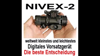 NIVEX 2  das weltweit kleinste und leichteste digitale NachtsichtVorsatzgerät [upl. by Brigitta]