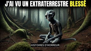 UN CAMPEUR TROUVE UN EXTRATERRESTRE BLESSÉ DANS LA FORÊT  RÉCITS DHORREUR [upl. by Ulric]