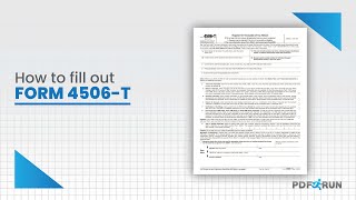 IRS Form 4506TEZ walkthrough Short Form Request For Individual Tax Return Transcript [upl. by Nyladnarb]