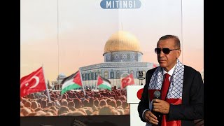 ISTANBUL  President Erdogan speaks at the quotGreat Palestine Rallyquot [upl. by My]