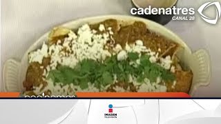 CHILAQUILES DE AGUASCALIENTES ¿Cómo preparar chilaquiles de Aguascalientes  Receta de comida mex [upl. by Gamali]