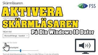 Hur Man Aktiverar Skärmläsaren på Windows 10 [upl. by Efram487]