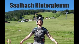 Schneerennen auf dem HackelbergTrail  SaalbachHinterglemm 2021 [upl. by Shipley]