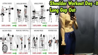 Shoulder Workout Day 3  FitZone Gym  January 23 2024 [upl. by Naman]